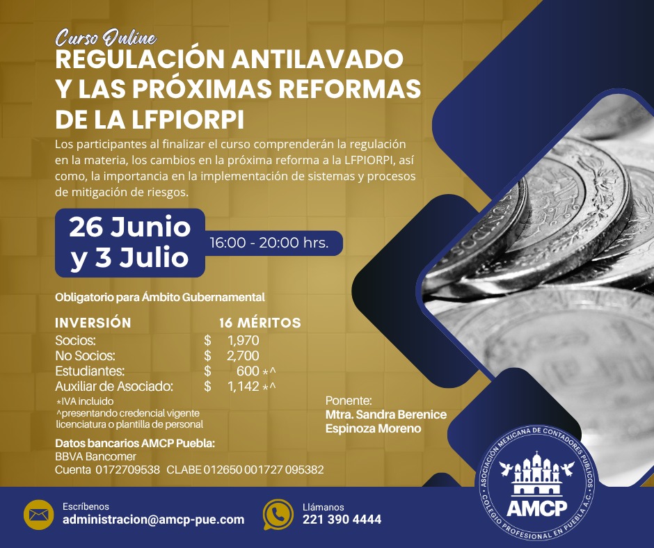 Regulación Antilavado y las Próximas Reformas de la LFPIORPI