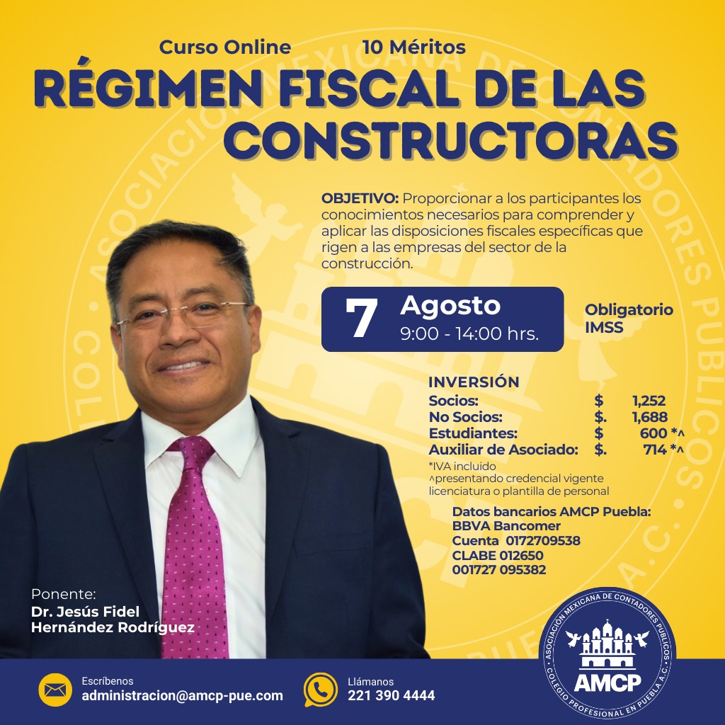 Régimen Fiscal de las Constructoras