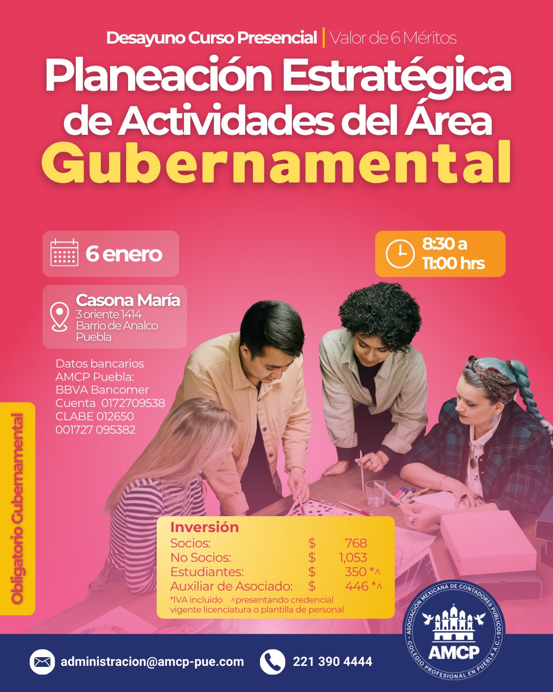 Planeación Estratégica de Actividades del Área "GUBERNAMENTAL"