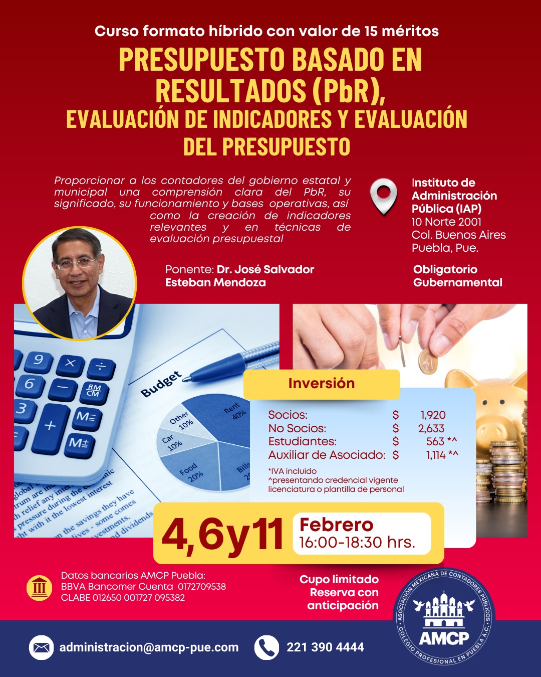 Presupuesto Basado en Resultados (PbR), Evaluación de Indicadores y evaluación del Presupuesto