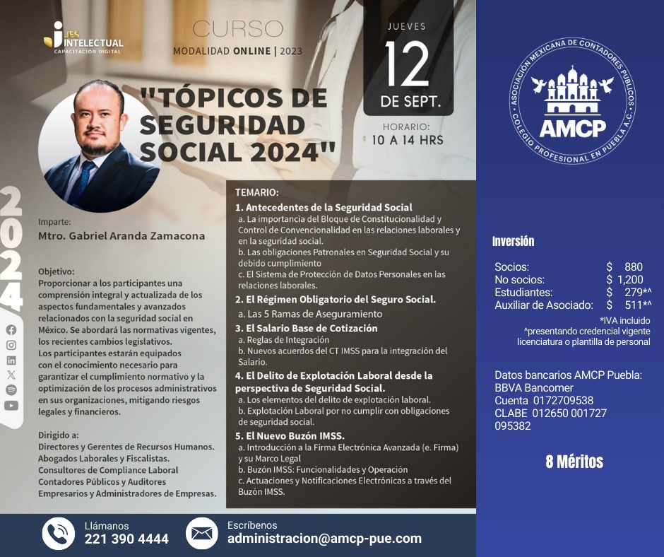 Tópicos de Seguridad Social 2024